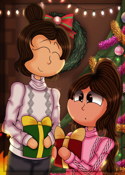 Hoshi and Erika's First Christmas